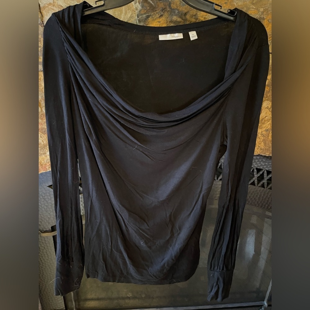Halogen knit top long sleeve